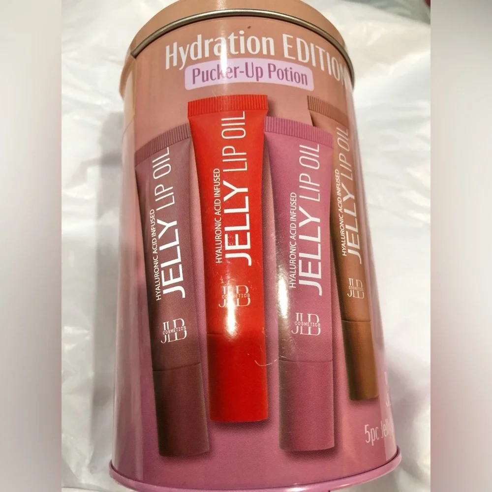 5piece Pucker up potion hydrating hyaluronic acid infused jelly lip oil‎ new